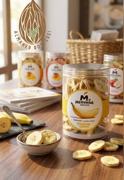 فواكه مجففه بالتبريد موز - Gefriergetrocknete Bananen
