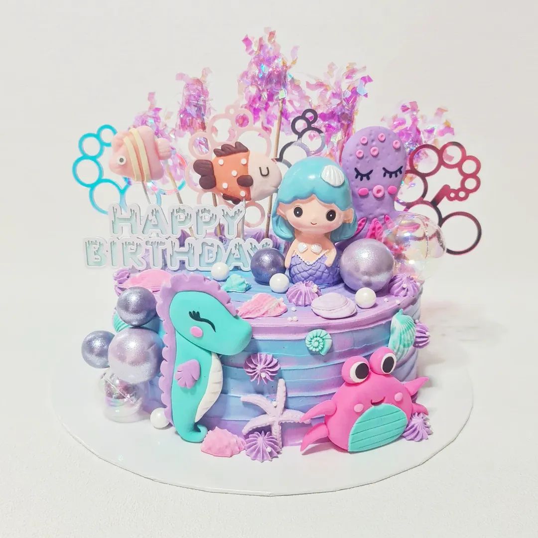 Under the Sea Mermaid Fantasy Cake