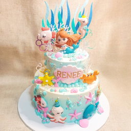 Mermaid Princess Cake