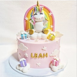 Rainbow Unicorn Cake