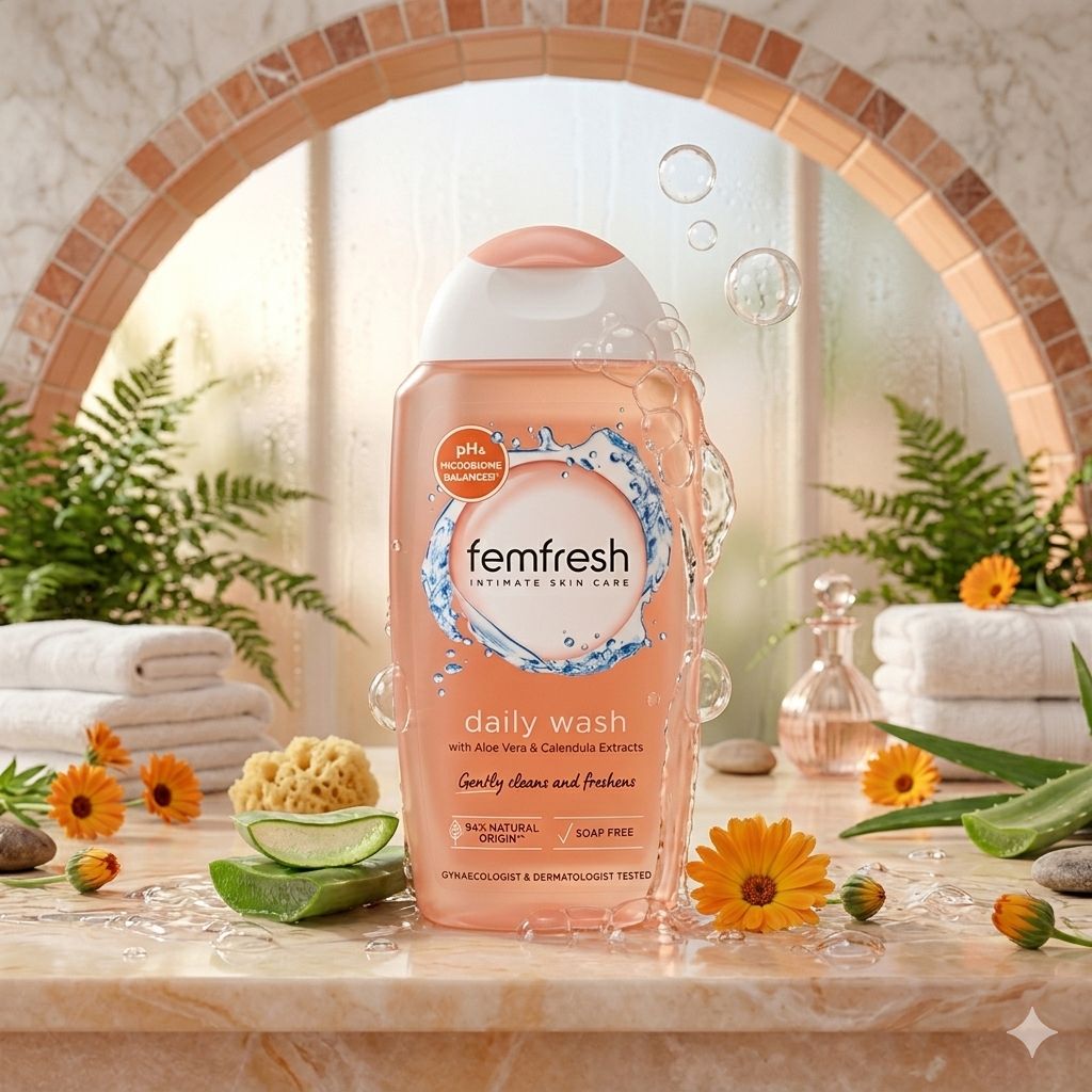 غسول للمناطق الحساسة بالالوفيرا فيم فريش | Femfresh Daily Wash