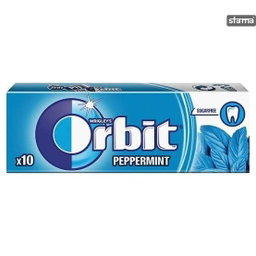 Orbit peppermint sugar free 10's