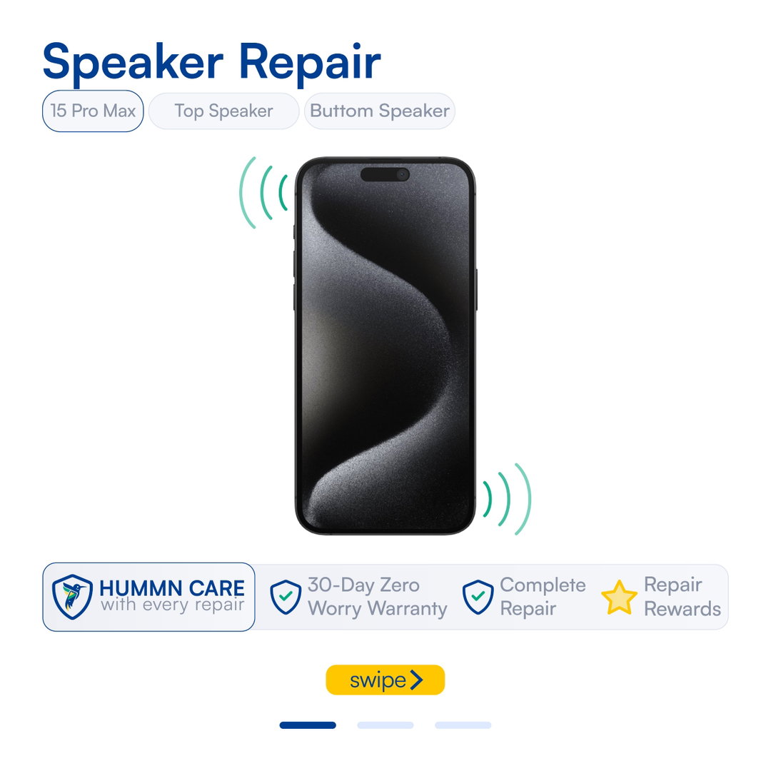iPhone 15 Pro Max Speaker & Microphone Repair