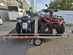 Remolque de plataforma para motos y quads Temared Quad 2 3020C – 1,3 t