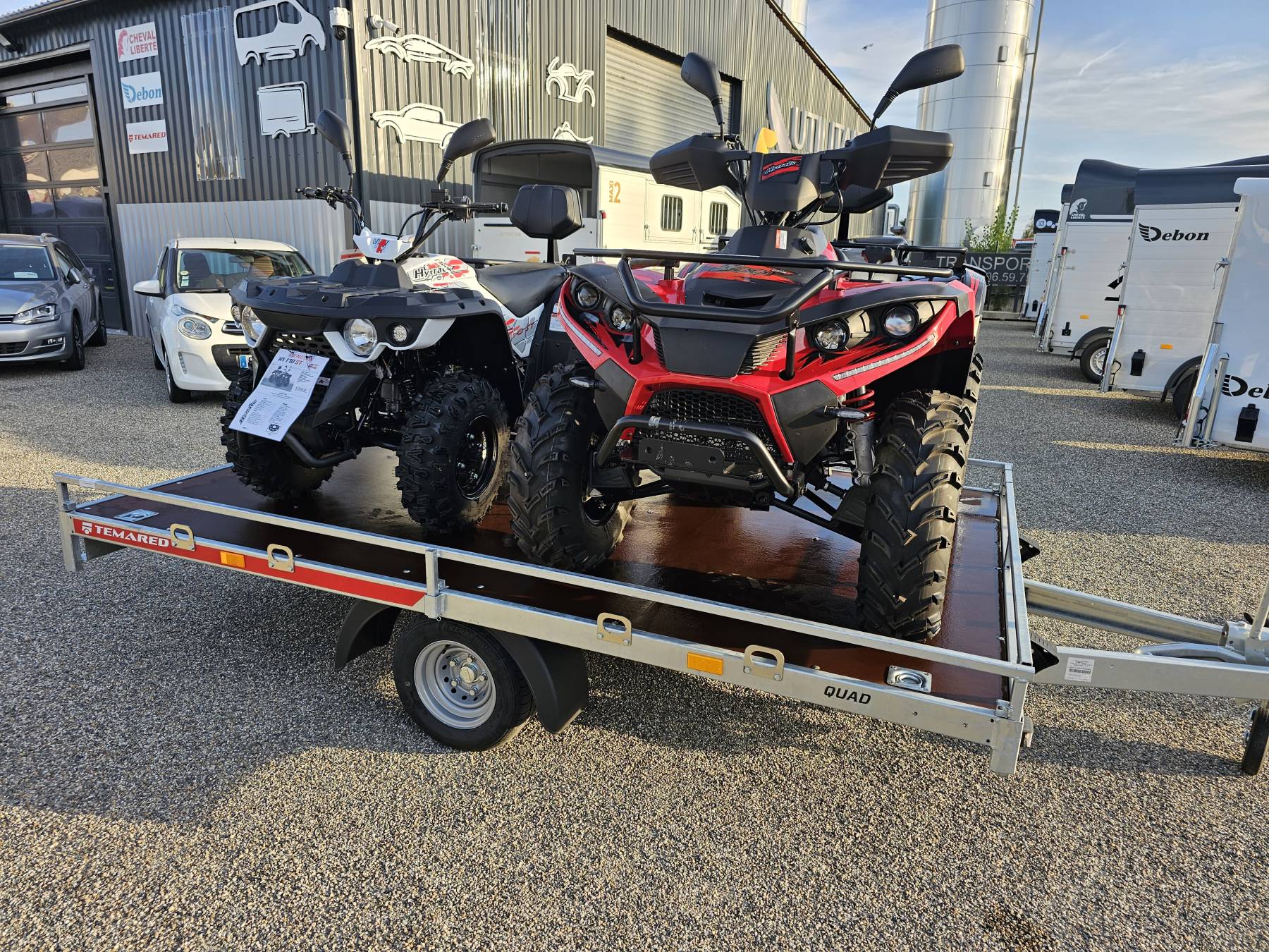 Remolque de plataforma para motos y quads Temared Quad 2 3020C – 1,3 t_5