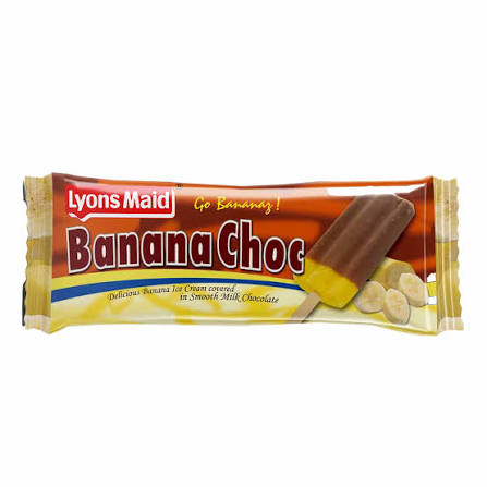 Lyons maid banana choc 60ml
