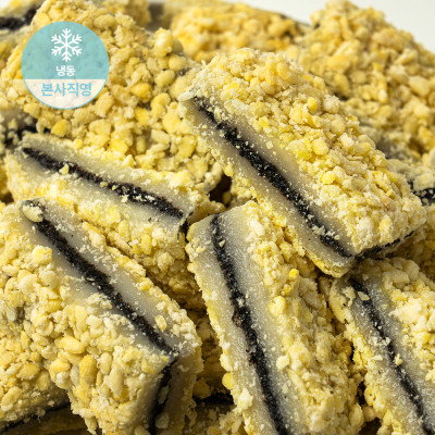 [창억떡] 녹두깨찰떡 Mung Beans and Sesame chaltteok 500g_2