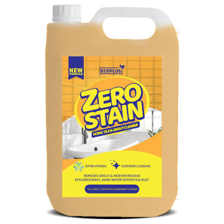 Ecoplus zero stain tile and grout cleaner 5lt