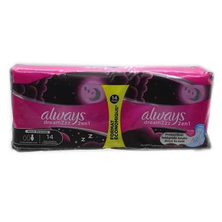 Always maxi thick night 14's value pack