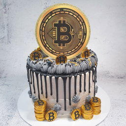 Bitcoin Celebration Cake