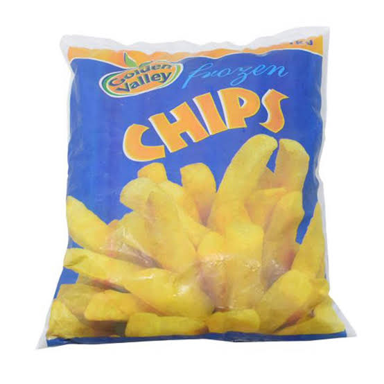 Golden valley frozen fries chips 1kg