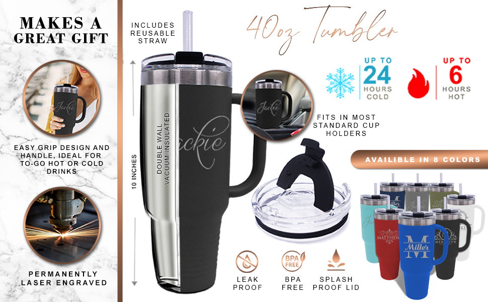 CUSTOM MADE TUMBLER WITH NAME,COLOR - INQUIRIES WHATSAPP ADMIN