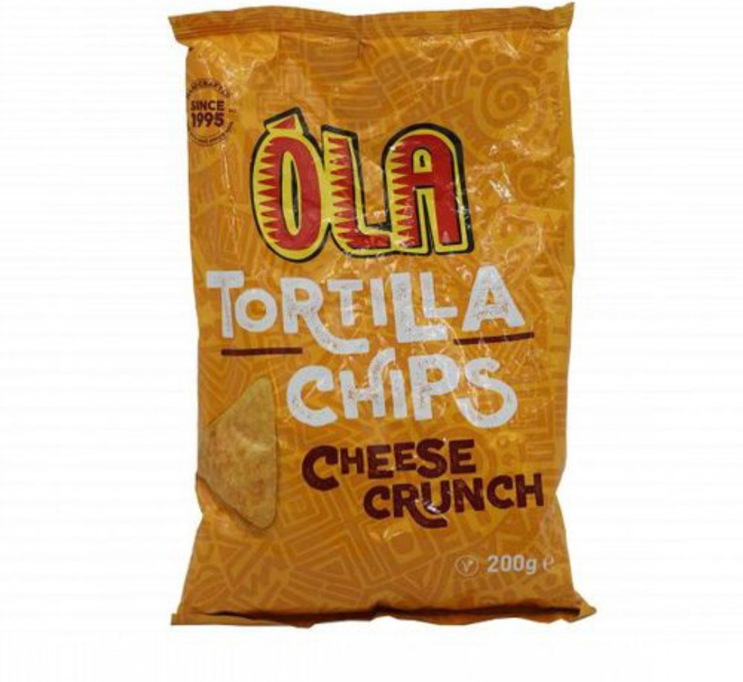 Ola tortilla chips cheese crunch 200g