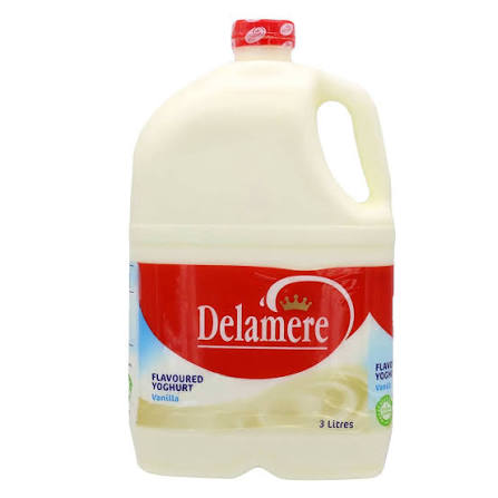 Delamere vanilla yoghurt 3ltr