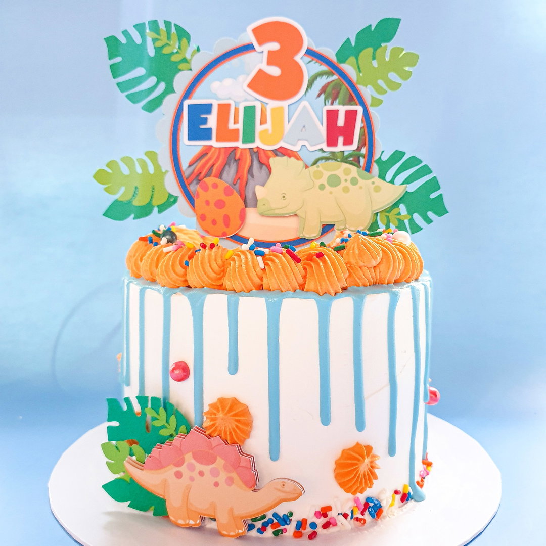 Dino Cuties Celebration Cake