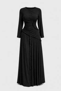 Sculpted Grace Maxi Dress