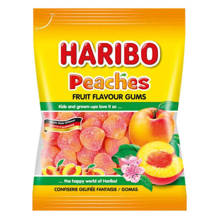 Haribo jellies peaches 80g