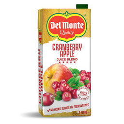 Delmonte cranberryapple juice 1lt