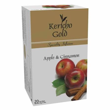 Kericho gold apple & cinnamon green tea 20's_0