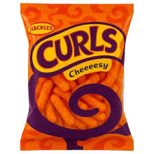 Krackles curls cheesy 75g