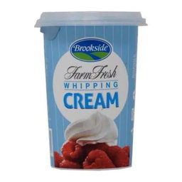 Brookside whipping cream cup 400ml