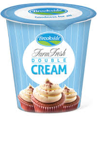 Brookside double cream cup 150ml