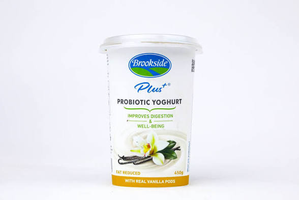 Brookside probiotic yoghurt vanilla 450g