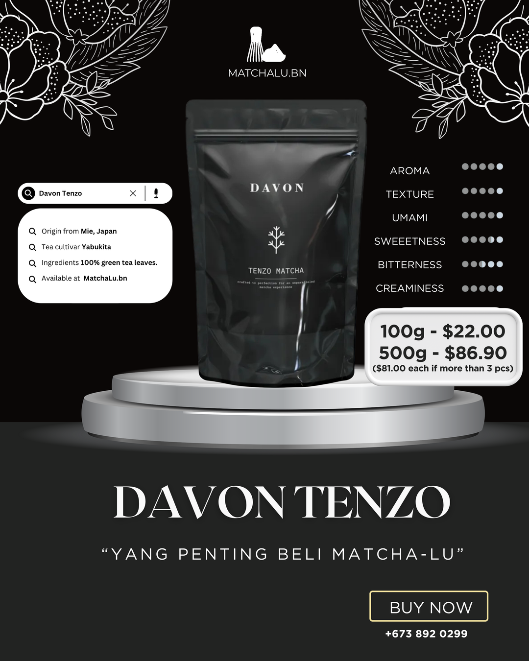 Davon Tenzo (100g & 500g)