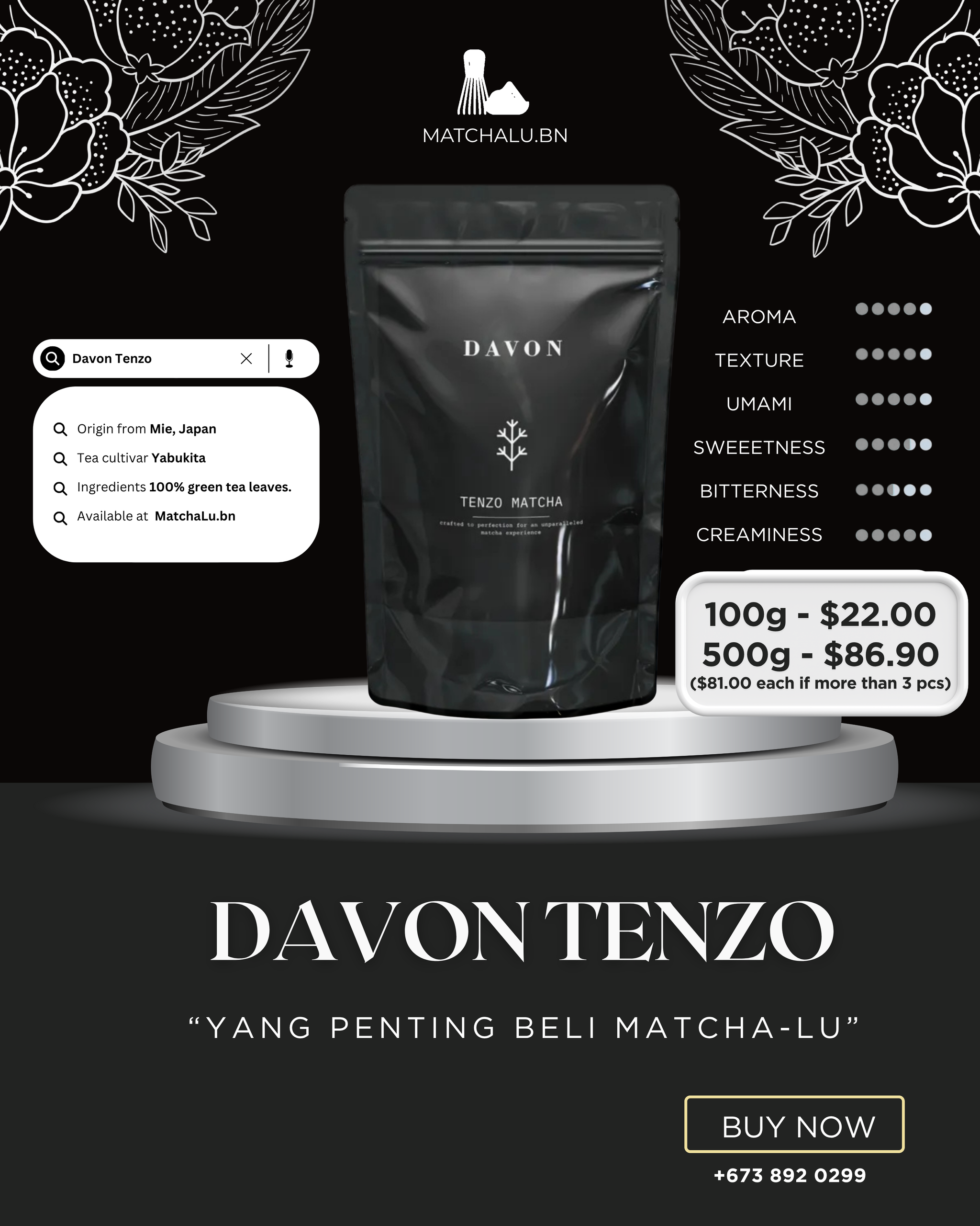 Davon Tenzo (100g & 500g)_0
