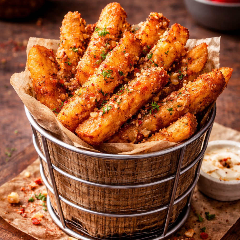 Scotch Bonnet Garlic Fries