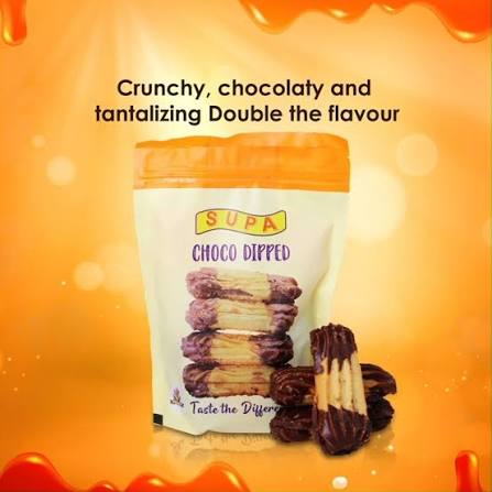Supa choco dipped cookies 200g