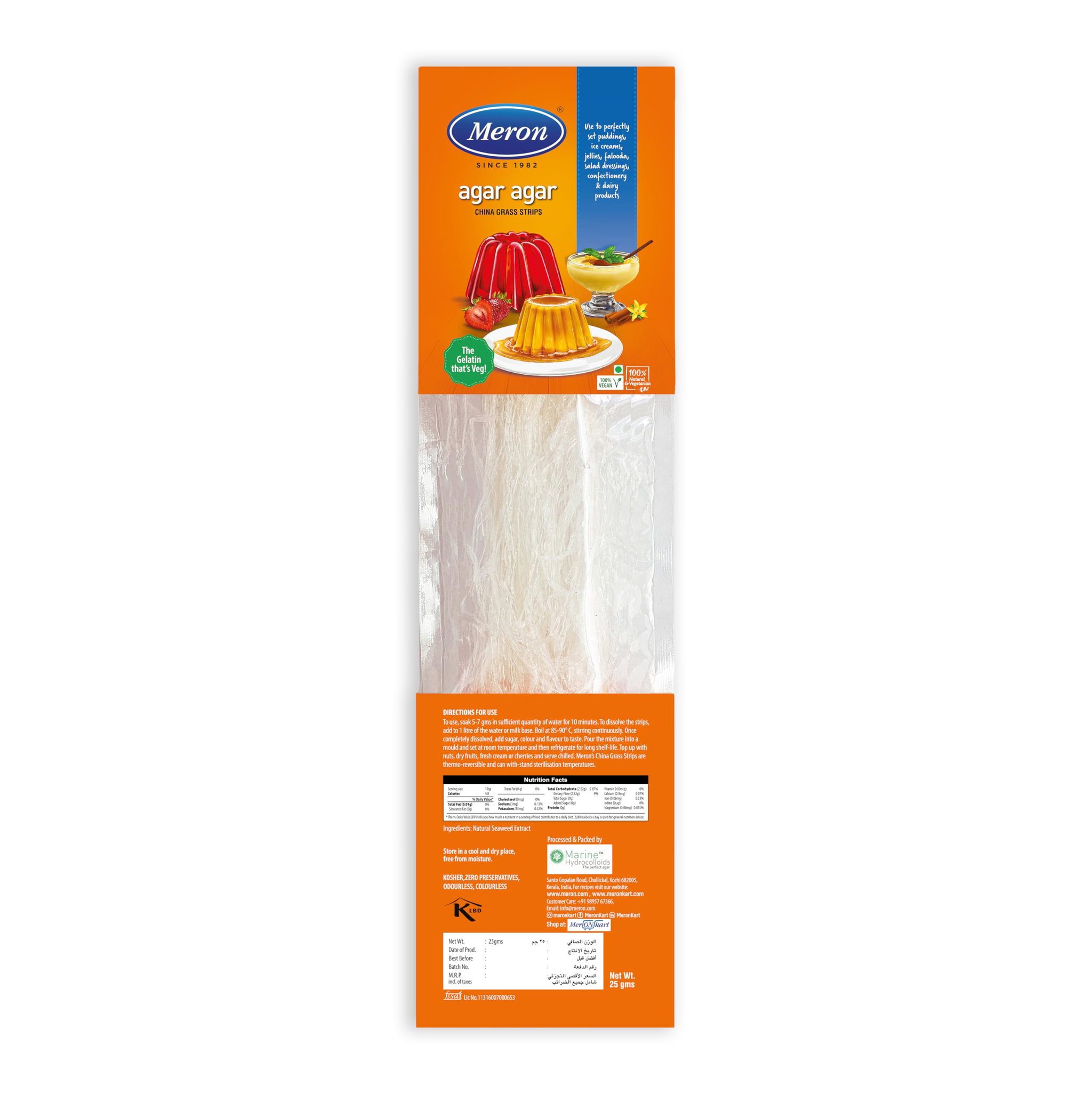 Meron agar agar faluda grass 25g_0