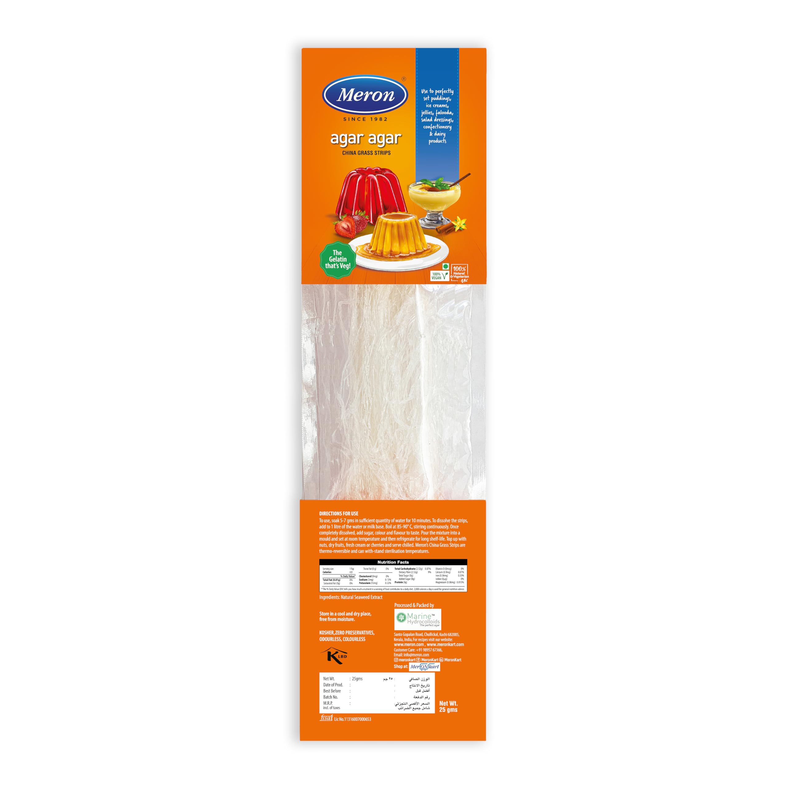 Meron agar agar faluda grass 25g