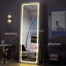 Aesthetic GLOW LED Glass Frame Mirror (50x170cm)