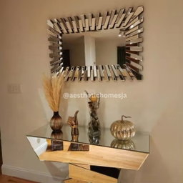 Aesthetic Luxe Rectangle Console Mirror (80x120cm)