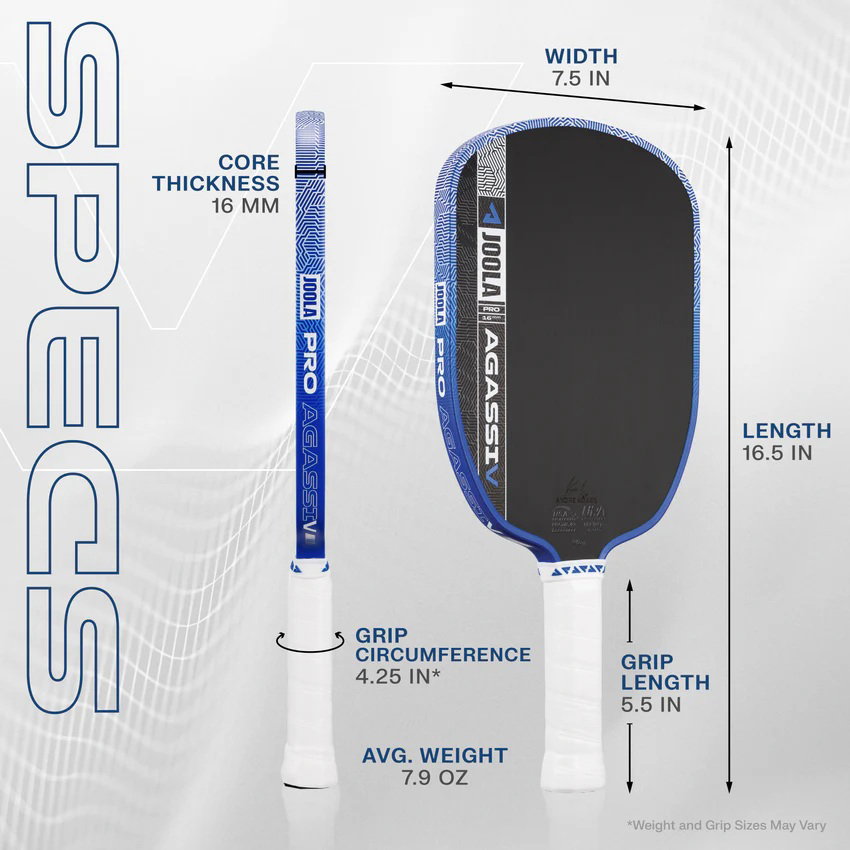 Agassi Pro V 16mm - Brooke Buckner Royal Blue_1
