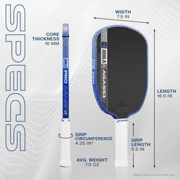Agassi Pro V 16mm - Brooke Buckner Royal Blue