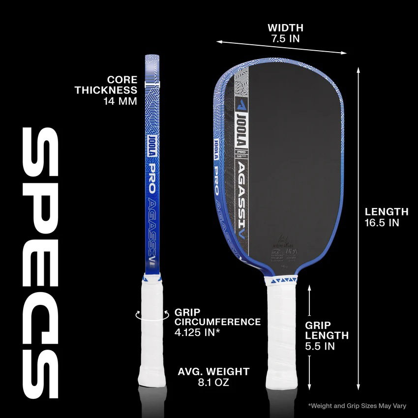 Agassi Pro V 14mm - Kate Fahey Royal Blue_1