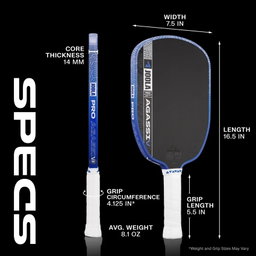 Agassi Pro V 14mm - Kate Fahey Royal Blue