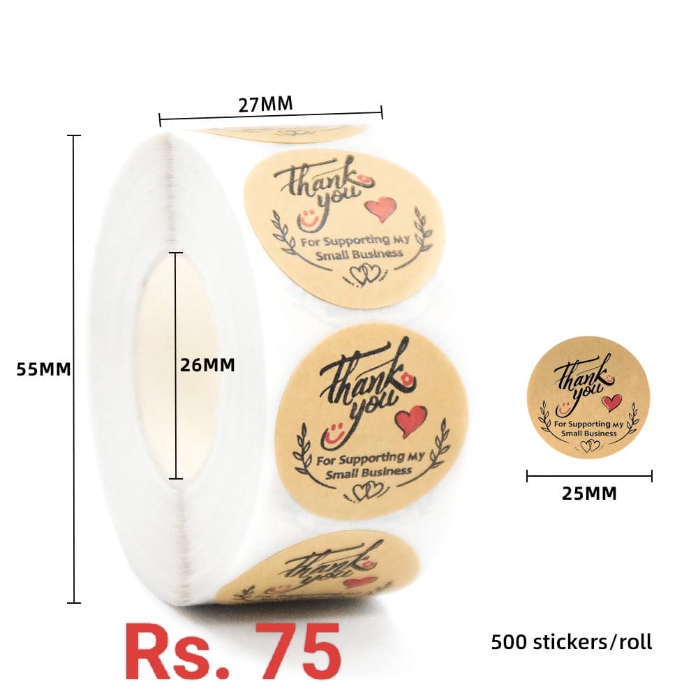 Stickers - Thank You for Supporting my Small Business
