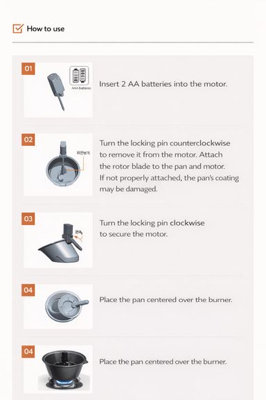 Rollpan Automatic Rotating Cooking Pot (PRE-ORDER, delivery in 4 -6 weeks)_7