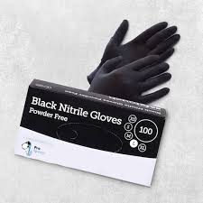 Boite de 100 Gants Noirs taille S M L XL