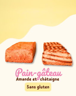 Pain gâteau amande & châtaigne 