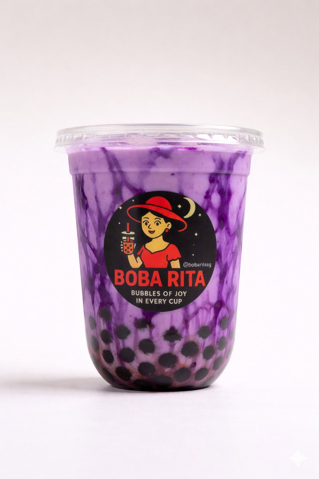 Taro Lava Bubble Tea