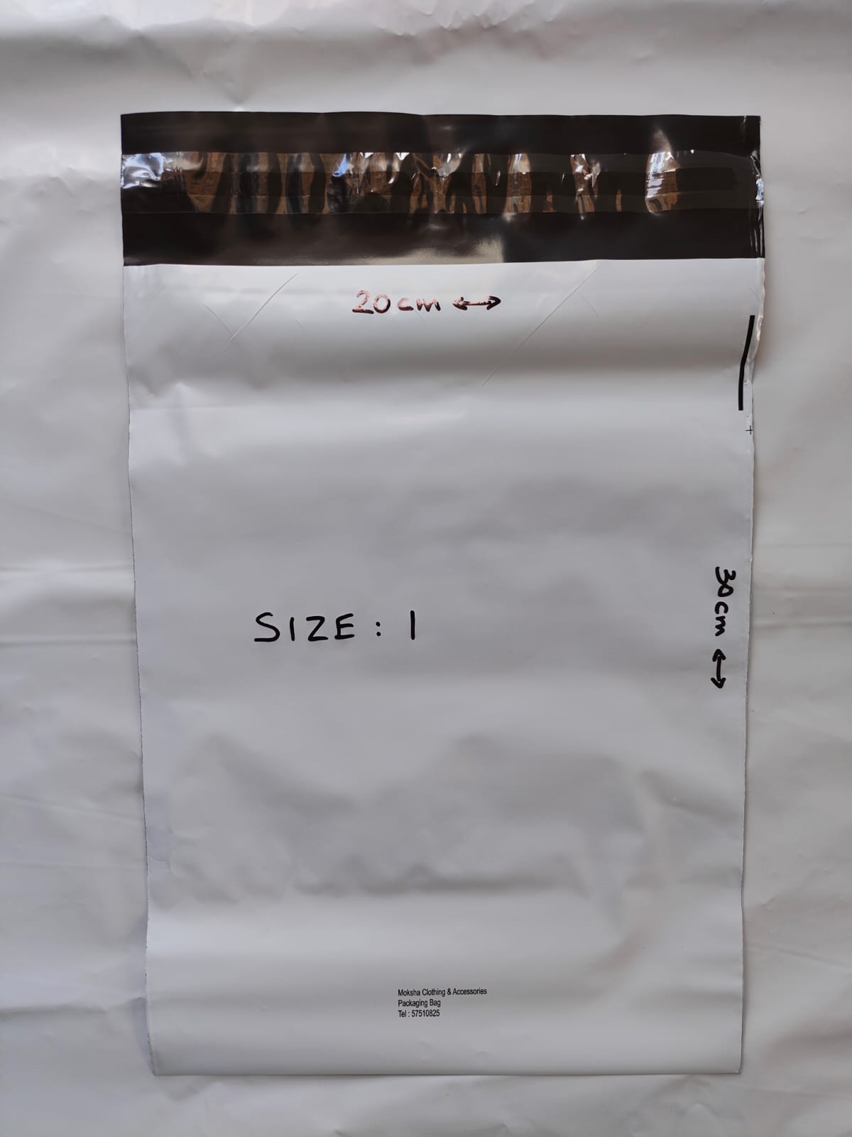 Size 1 : 20cm x 30cm (Light Grey) _0