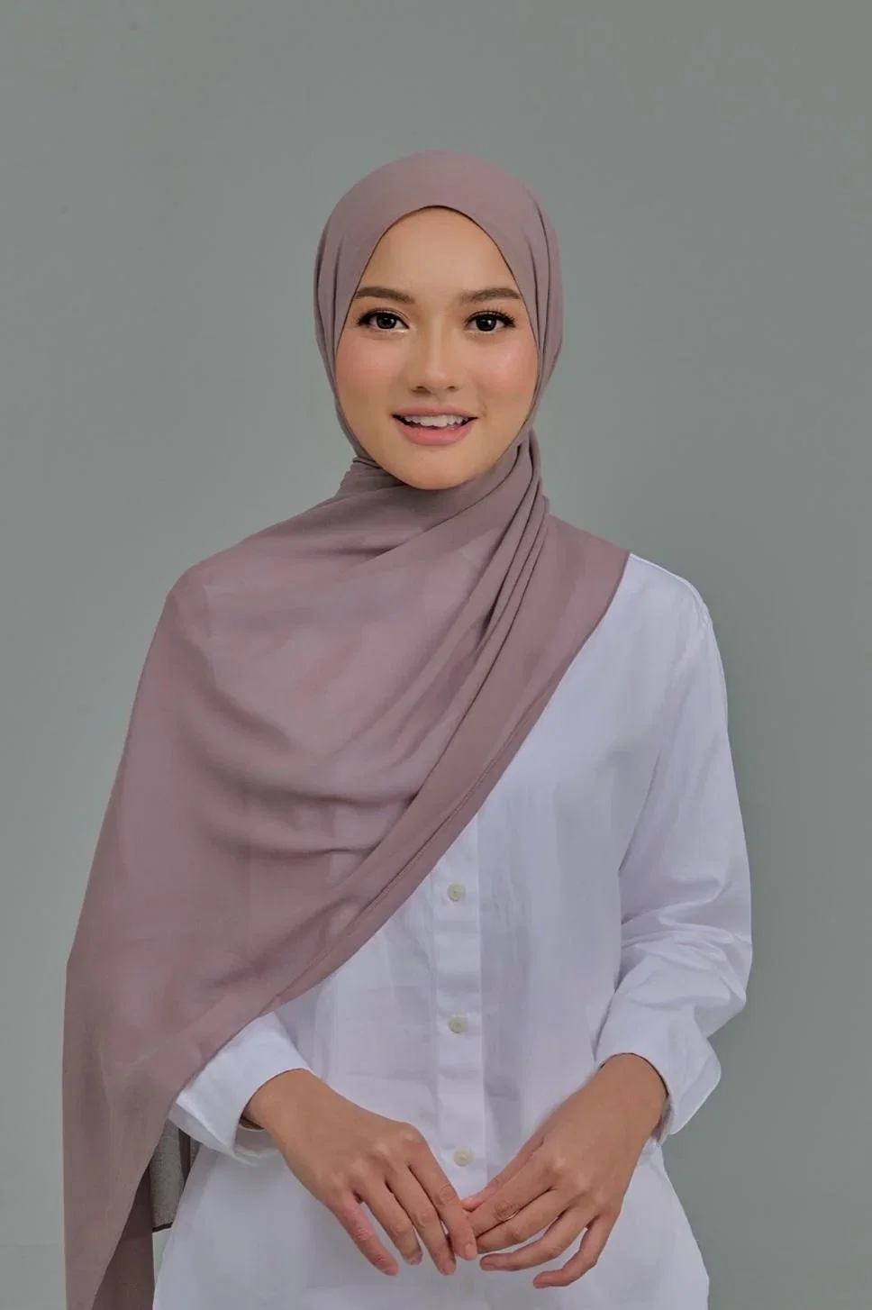 Everyday Basic Shawl (Mauve)