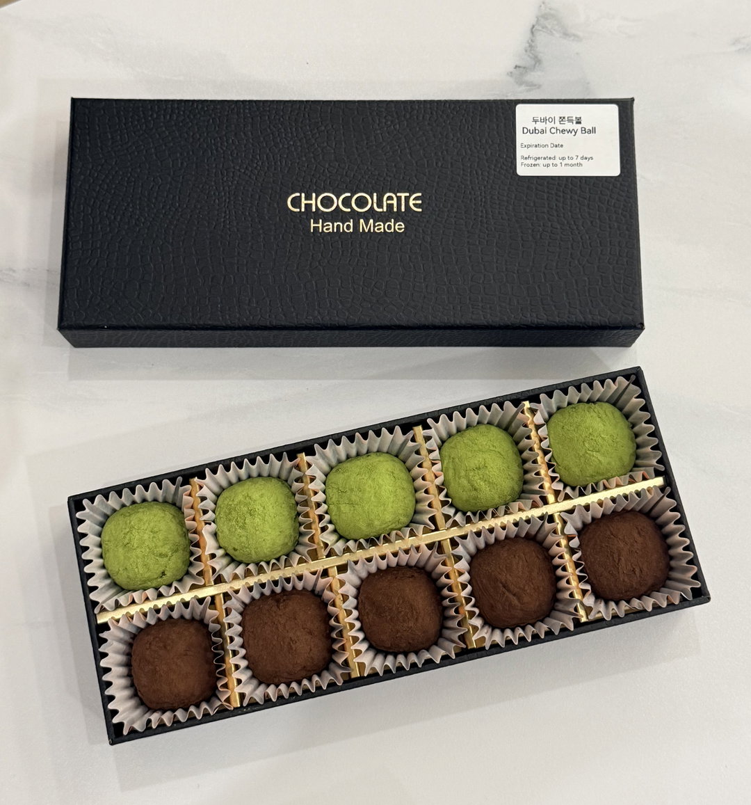 half and half dubai chewy ball
