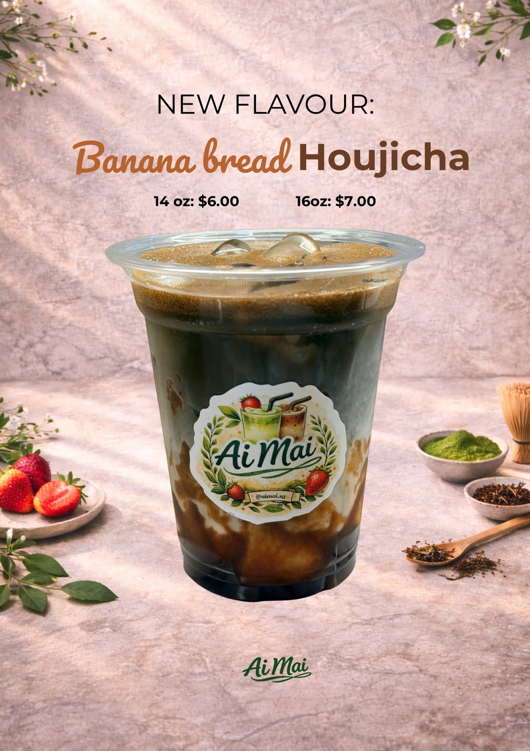 Banana Bread Houjicha (NEW!)