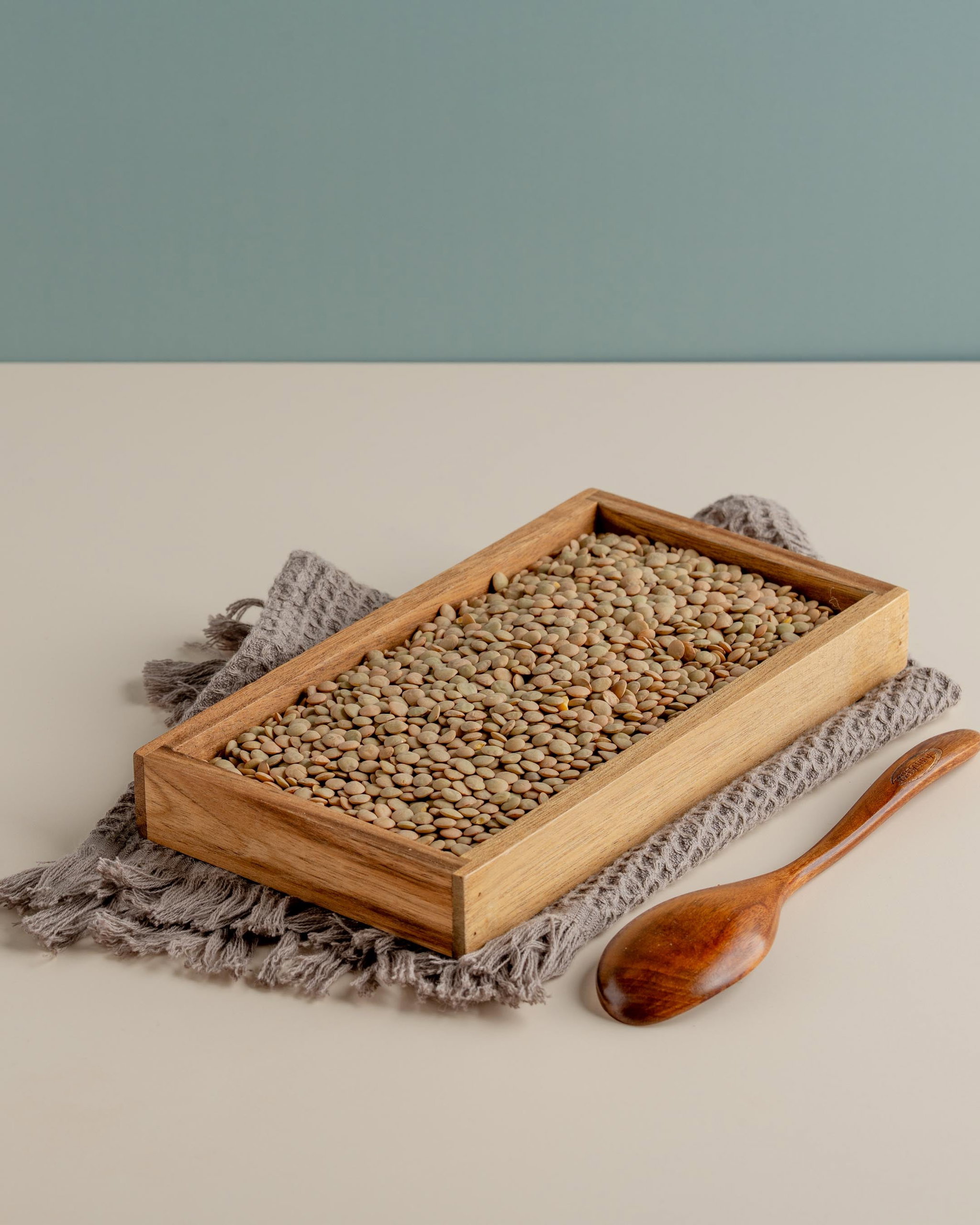 حبوب العدس الأخضر (1 كجم) / Green Lentil Seeds (1kg)_0