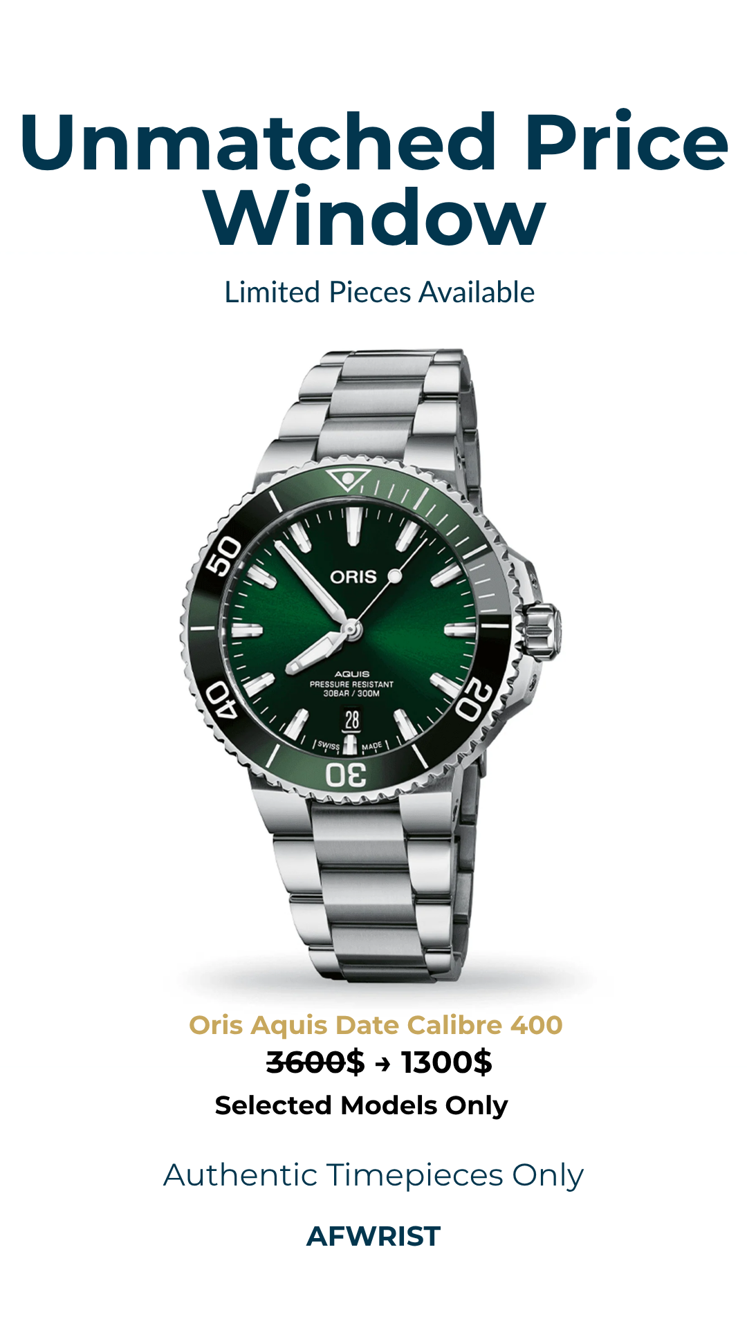 Unmatched Price Window !_1